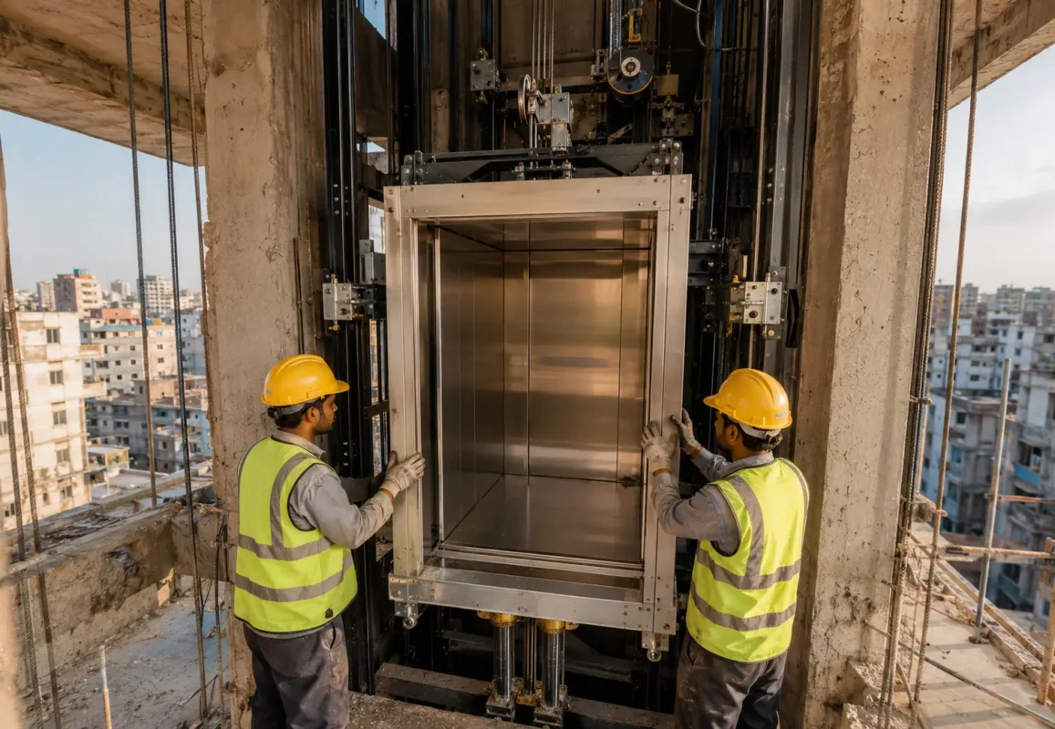 Elevator installation Mirpur service by Sheikh Elevator World